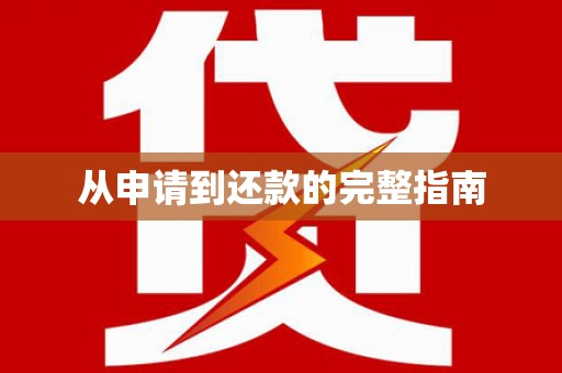 四湖从申请到还款的完整指南