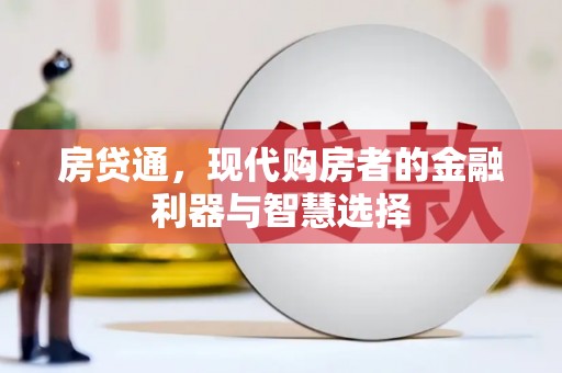 四湖房贷通，现代购房者的金融利器与智慧选择