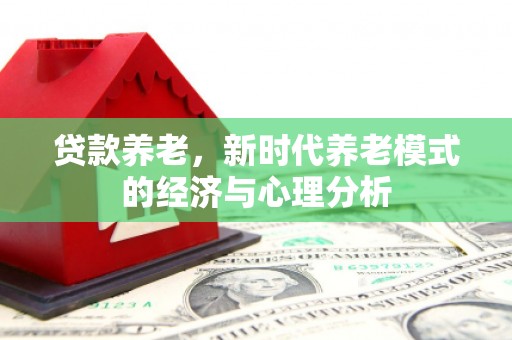 四湖贷款养老，新时代养老模式的经济与心理分析