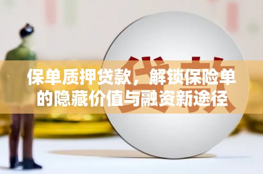 四湖保单质押贷款，解锁保险单的隐藏价值与融资新途径