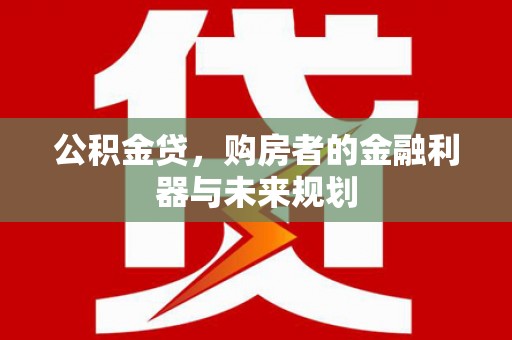 四湖公积金贷，购房者的金融利器与未来规划