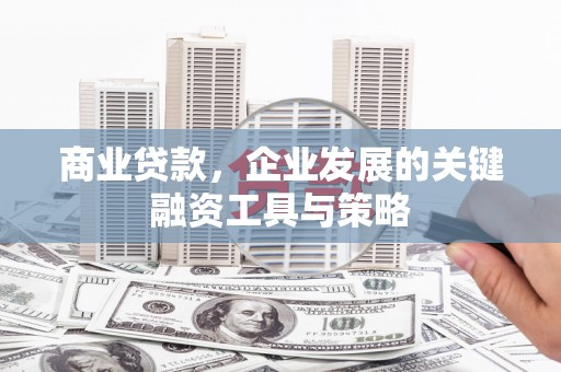 四湖商业贷款，企业发展的关键融资工具与策略