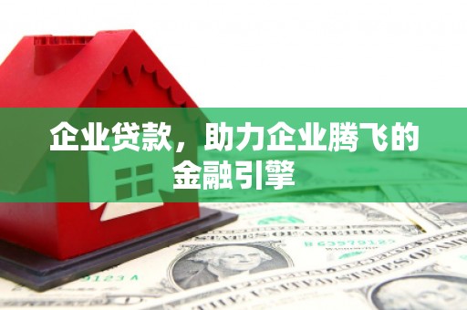四湖企业贷款，助力企业腾飞的金融引擎