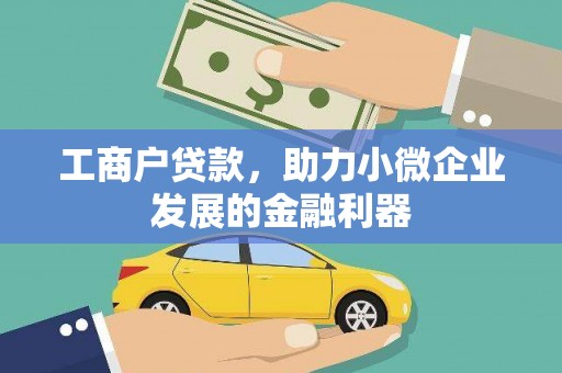 四湖工商户贷款，助力小微企业发展的金融利器