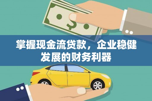 四湖掌握现金流贷款，企业稳健发展的财务利器
