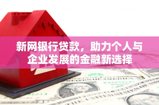 四湖新网银行贷款，助力个人与企业发展的金融新选择