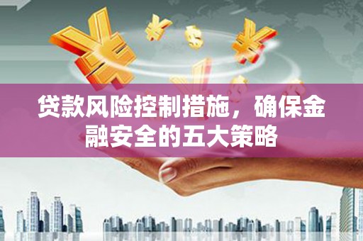 四湖贷款风险控制措施，确保金融安全的五大策略