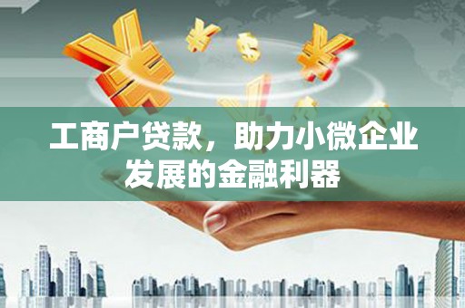 四湖工商户贷款，助力小微企业发展的金融利器