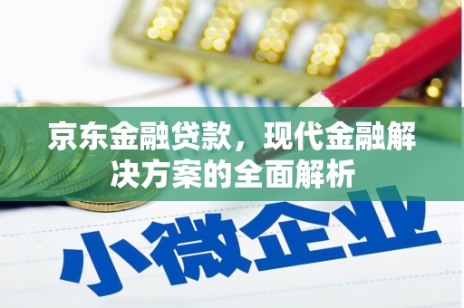 四湖京东金融贷款，现代金融解决方案的全面解析