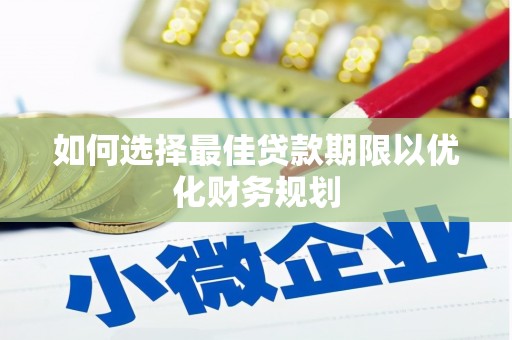 四湖如何选择最佳贷款期限以优化财务规划