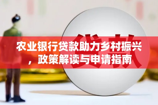 四湖农业银行贷款助力乡村振兴，政策解读与申请指南