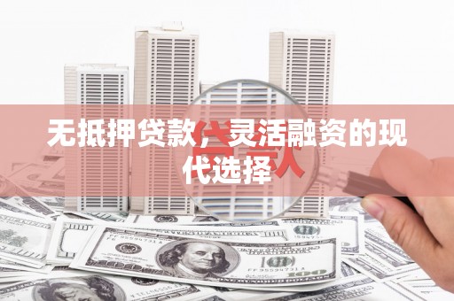 四湖无抵押贷款，灵活融资的现代选择