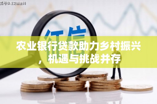 四湖农业银行贷款助力乡村振兴，机遇与挑战并存