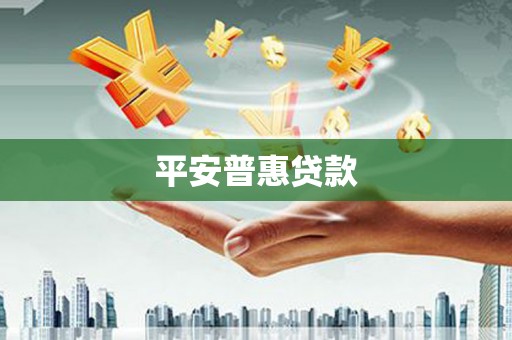 四湖平安普惠贷款