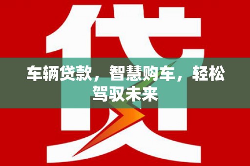 四湖车辆贷款，智慧购车，轻松驾驭未来