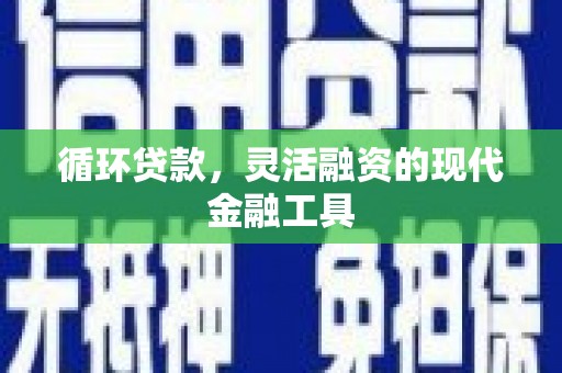 四湖循环贷款，灵活融资的现代金融工具