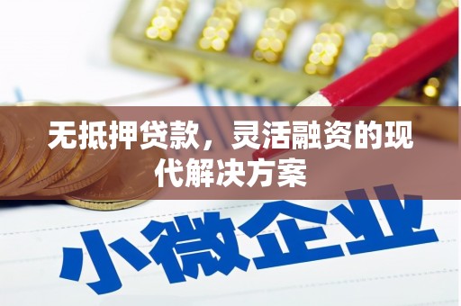 四湖无抵押贷款，灵活融资的现代解决方案