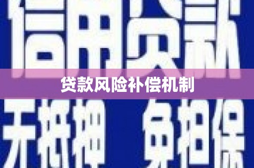 四湖贷款风险补偿机制