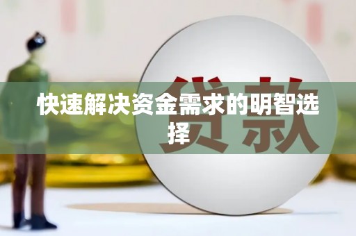 四湖快速解决资金需求的明智选择