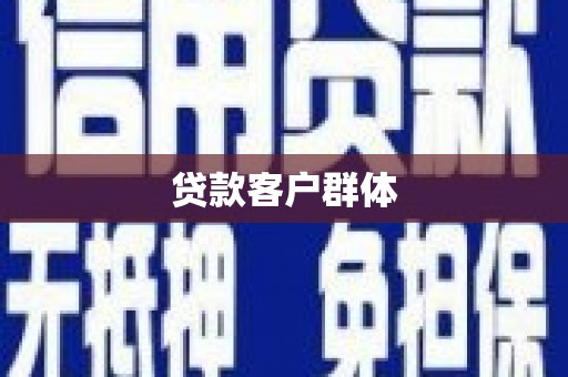 四湖贷款客户群体