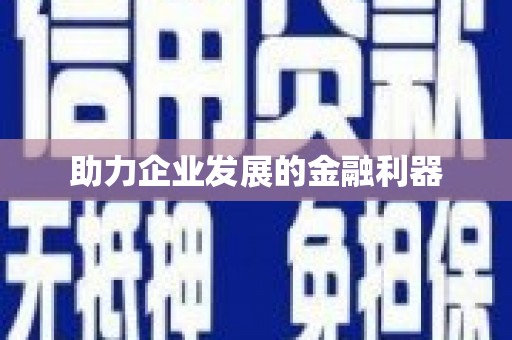 四湖助力企业发展的金融利器